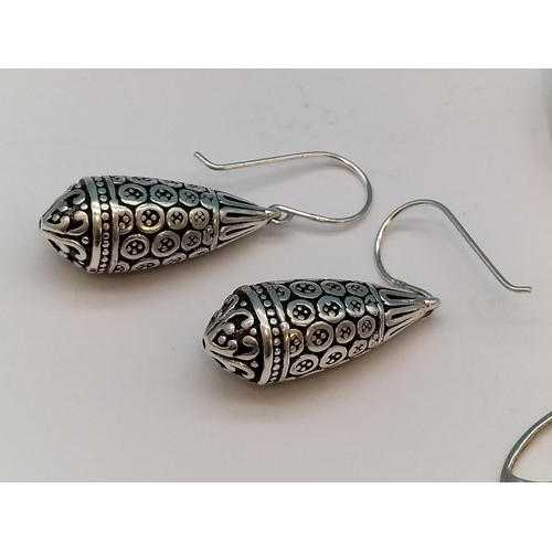 179 - 4 Pairs of 925 Silver Earrings.