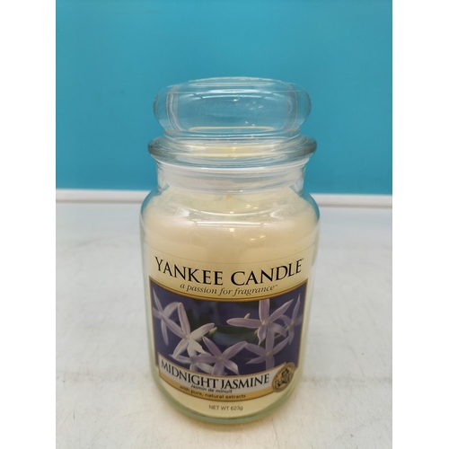 249 - Large 623g Yankee Candle 'Midnight Jasmine' Jar.