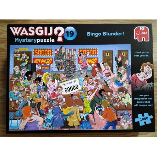 270 - 7 x WASGIJ 'Mystery' 1000 Piece Jigsaw Puzzles to include Nos 5,6,10,11,17,18,19.