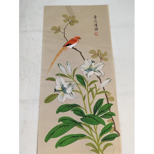 652 - Collection of Items to include Framed Chinese Watercolours on Silk (3), Original 1940/1950 Hummel Pe... 