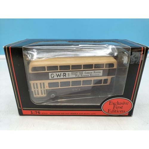 82 - Boxed Die Cast Model Buses (4) by Corgi, Exclusive First Editions, etc.