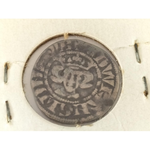 182 - Edward I Silver (London Mint) Hammered Long Cross Penny. 1272-1307.