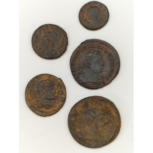 192 - Collection of Roman Mixed Copper/Bronze Coins (7) to include Constantino II.