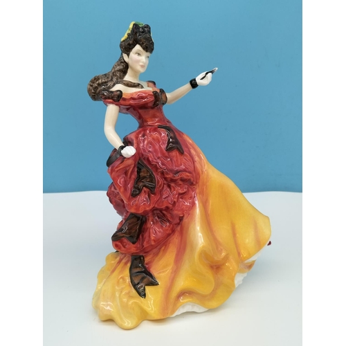 48 - Royal Doulton 22cm Lady Figure of the Year 1996 'Belle' HN 3703