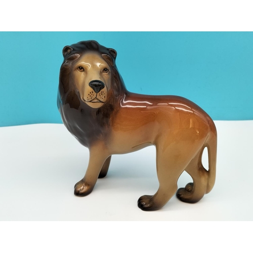 49 - W R Midwinter Figure of a Lion. 17cm High x 18cm.