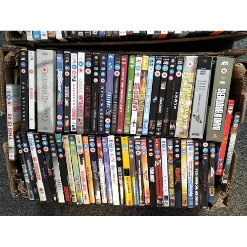 673 - Quantity of DVDs (Approx 114) plus Blue Ray (7).