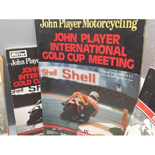 675 - Collection of Motorcycle Programmes Approx 76), mainly Oulton Park, Few Isle of Man. 1980's.