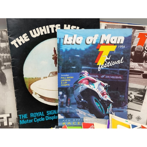 675 - Collection of Motorcycle Programmes Approx 76), mainly Oulton Park, Few Isle of Man. 1980's.