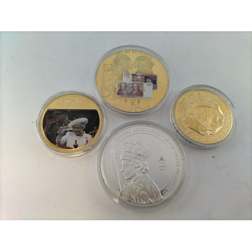 201 - Collection of Coins (10) to include The Queen's Diamond Jubilee, British Banknotes, The £50 Bank Not... 