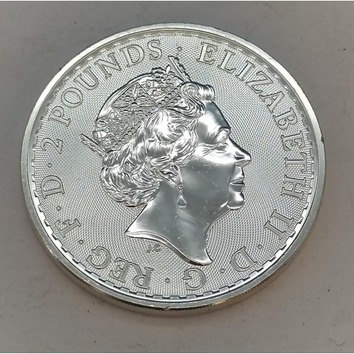 204 - 2019 1oz Fine Silver .999 Britannia.