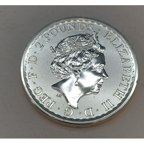 206 - 2019 1oz Fine Silver .999 Britannia.