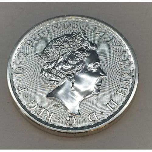 208 - 2019 1oz Fine Silver .999 Britannia.