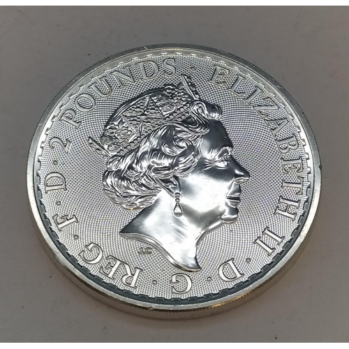 209 - 2019 1oz Fine Silver .999 Britannia.