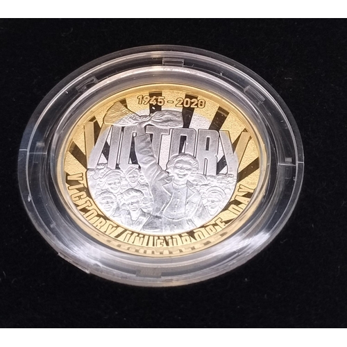 239 - 2020 Silver £2 Coin '75th Anniversary of VE Day'. No 2786 of a Limited Mintage of 4,750.