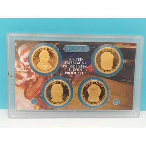 243 - Presidential Coin Sets for 'Thomas Jefferson', 'George Washington' and 'John Adams plus United State... 