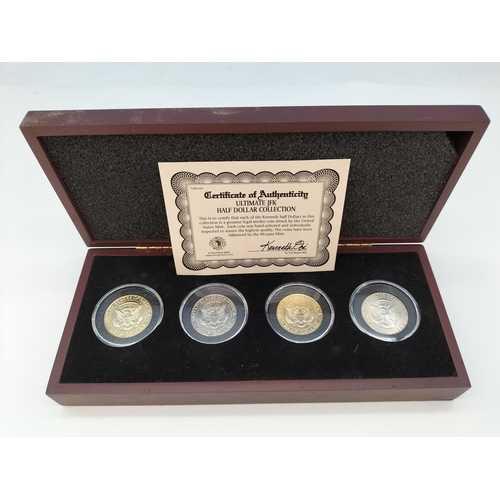 245 - 2004/2005 Ultimate JFK Half Dollar Collection in Presentation Box.