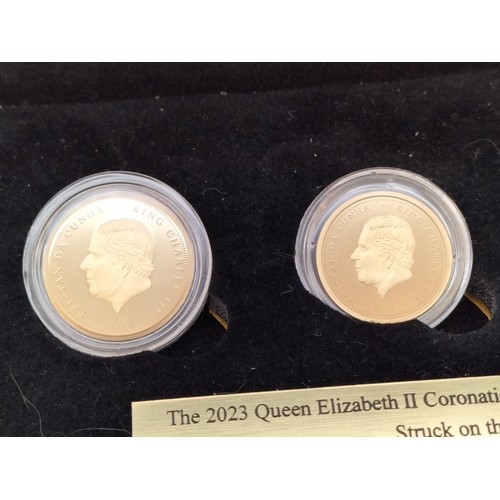 247 - Hattons of London 2023 'Elizabeth II Coronation Anniversary' Sovereign Deluxe Set (Charles III to Re... 