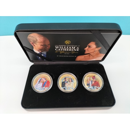 248 - Solid Silver Edition 'William and Catherine, 10 Glorious Years 2011-2021' in Presentation Box. No 88... 