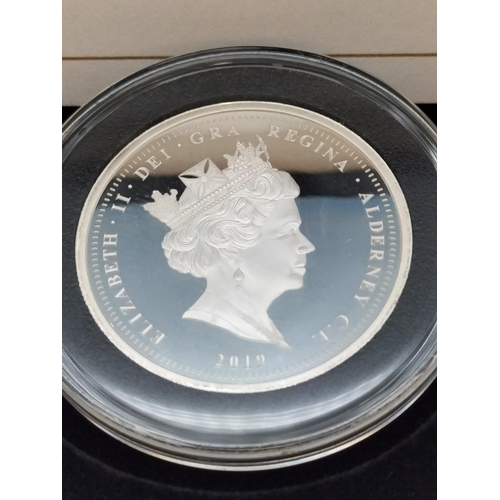 255 - 2019 Alderney '200th Anniversary of Queen Victoria' Solid Silver Proof Coin Collection of £1, £2 and... 