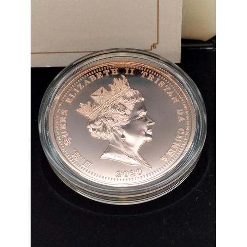 256 - 'The St George and the Dragon' £5 Coin Collection, Copper Plated in Pure Silver, 24 Carat Gold or 9 ... 