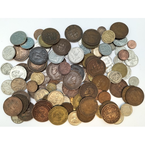 259 - Tin of Mixed South African Coins to include 1897 2 Shillings (2), 1897 1 Shilling (2) plus 1897 2.5 ... 