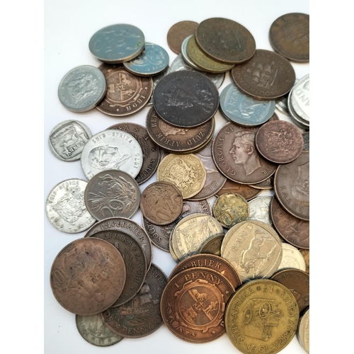 259 - Tin of Mixed South African Coins to include 1897 2 Shillings (2), 1897 1 Shilling (2) plus 1897 2.5 ... 