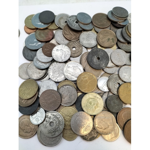 261 - Tin of Mixed Belgian Coins, 1864 to Modern.