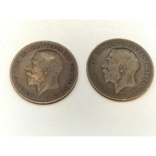 268 - 1918 KN Penny, Kings Norton and Heaton Mint.