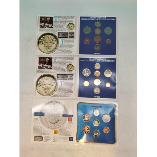 269 - 10 Uncirculated Coin Sets - 1983, 1984, 1988, 1990, 1992 and 1994.