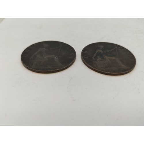 275 - 1905 Black Shade Edward VII Pennies (2).