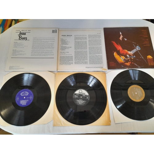 12 - Joan Baez Collection of 15Lp From The Folk Artist To include SRVL 19025 + STFL 6043 Amongst Others