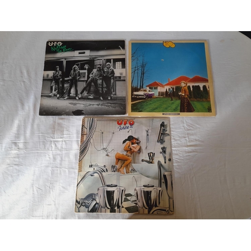 34 - UFO, Nice Collection Of Three Lp to Include CHR 1074 