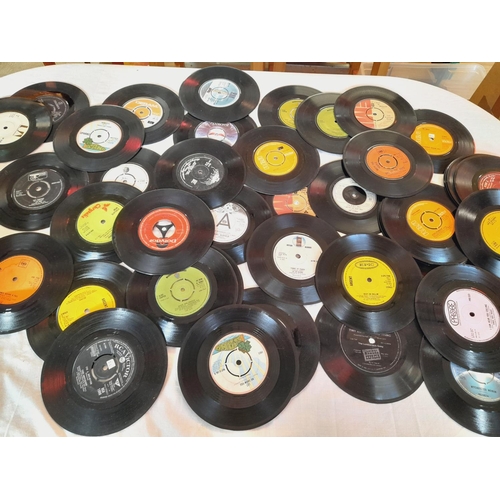 41 - Collection of Approx 80 45rpm Singles Mostly Rock/Prog Rock