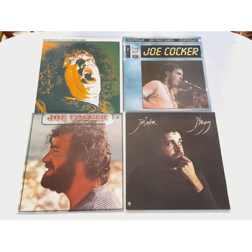 52 - Joe Cocker, Nice collection of 4 Lp to include Cube Records TOOFA 1-2 