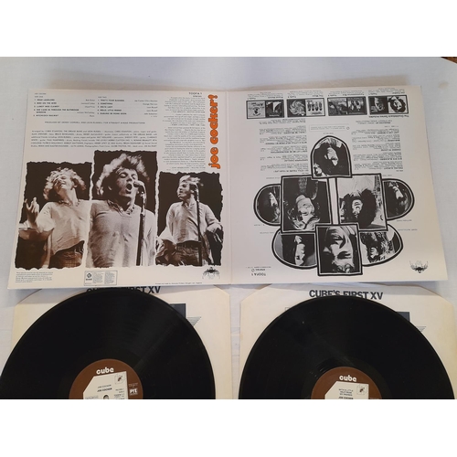 52 - Joe Cocker, Nice collection of 4 Lp to include Cube Records TOOFA 1-2 