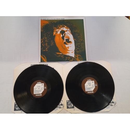 52 - Joe Cocker, Nice collection of 4 Lp to include Cube Records TOOFA 1-2 