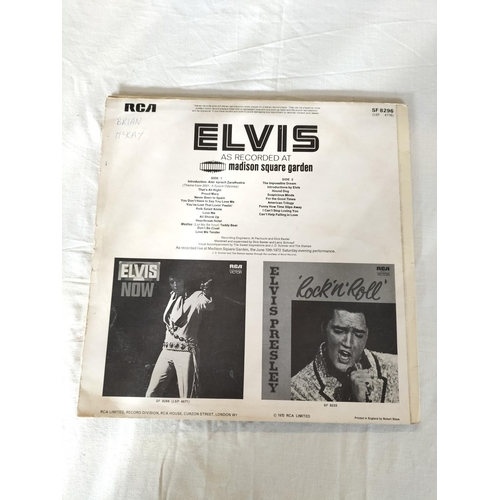 70 - Elvis Presley Collection Of 6 Lp SF8162 