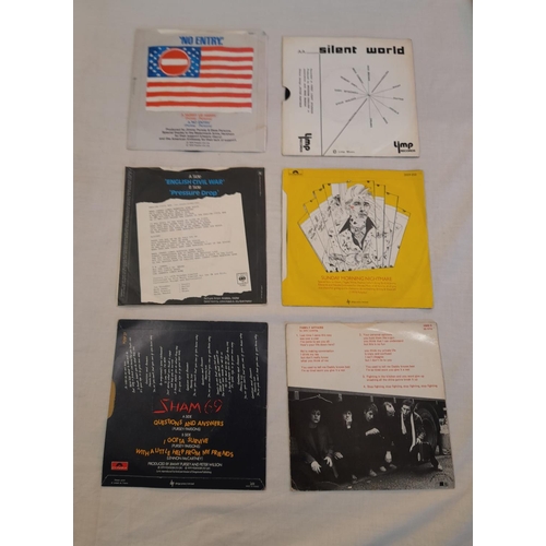 101 - punk/Post Punk Collection of 45rpm 7