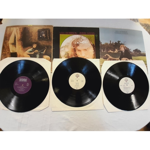 123 - Van Morrison Nice Collection of Lp To Include  K86007 Van Morrison – It's Too Late To Stop Now A2-B3... 