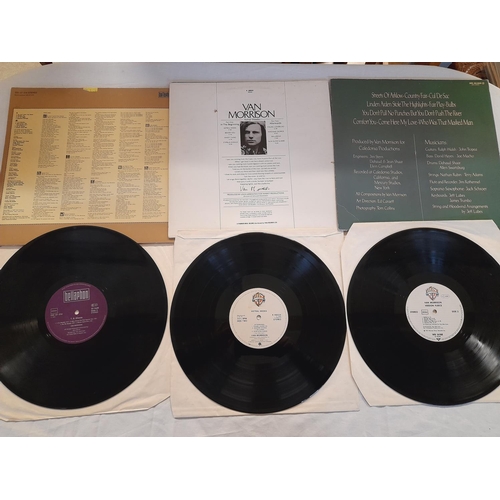 123 - Van Morrison Nice Collection of Lp To Include  K86007 Van Morrison – It's Too Late To Stop Now A2-B3... 