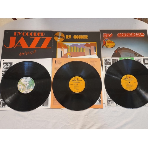 128 - Ry Cooder Collection Of Lp To Include REP 24 025 Ry Cooder – Ry Cooder A2-B2, German Pressing, REP 4... 