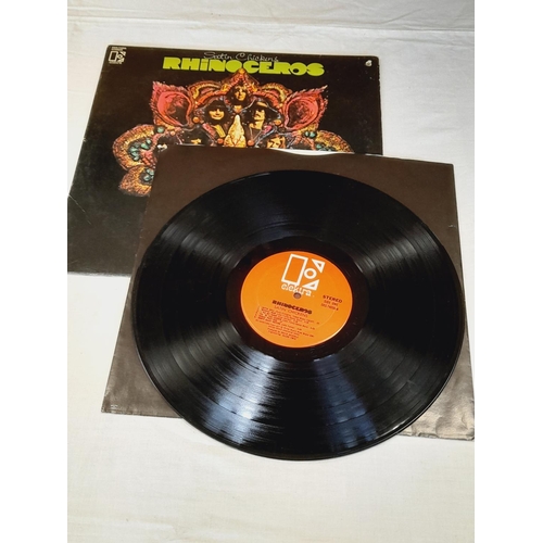 134 - Blues Rock Collection of Lp to EKS 74056 Rhinoceros – Satin Chickens A-1 B-1, SREA 4002 XIT – Plight... 