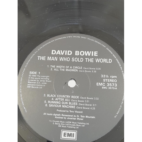 139 - David Bowie 2 Lp To Include  EMC 3573 The Man Who Sold The World A-1B-1, BOW LP 1 Lodger A-2 B-2