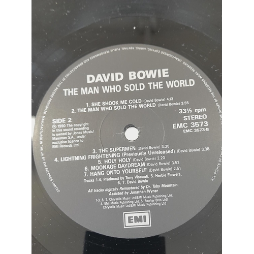 139 - David Bowie 2 Lp To Include  EMC 3573 The Man Who Sold The World A-1B-1, BOW LP 1 Lodger A-2 B-2