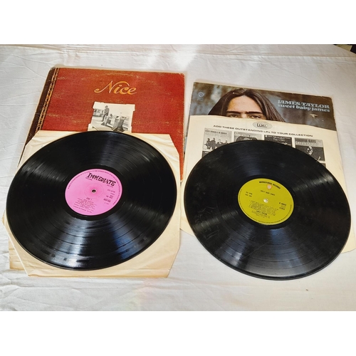 140 - Rock / Soft Rock Collection of Lp To Include  2302 075 Bruford – Feels Good To Me A//1 B//1, K 46043... 