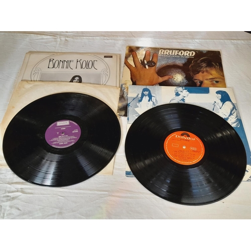 140 - Rock / Soft Rock Collection of Lp To Include  2302 075 Bruford – Feels Good To Me A//1 B//1, K 46043... 