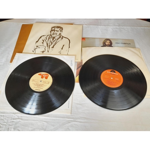 145 - Rock Collection of 5LP to include K 46185 James Taylor – One Man Dog A1-B1, 2479 132 Eric Clapton – ... 