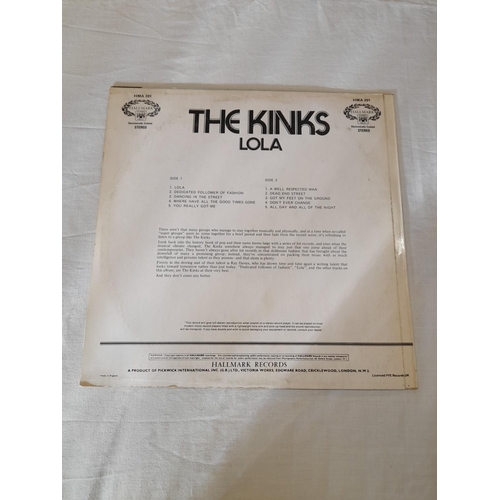 153 - Rock / Classic Rock Collection of Lp To Include HMA 201 The Kinks – Lola A-1 B-1 CHR 1076 Sassafras ... 