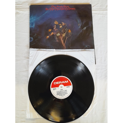 161 - Rock Collection of Lp To Include SML. 1035 The Moody Blues – On The Threshold Of A Dream -2W-2W  AML... 