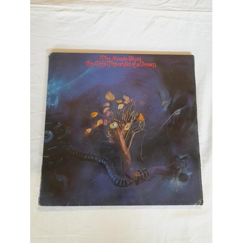 161 - Rock Collection of Lp To Include SML. 1035 The Moody Blues – On The Threshold Of A Dream -2W-2W  AML... 